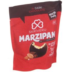 Marcipāns Skrīveru tumšajā šokolādē 150g