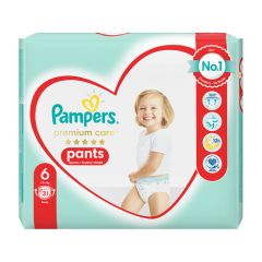 Autiņbiksītes Pampers Pants Prem.Care VP S6 31gab.15+kg