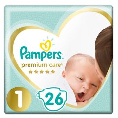 Autiņbiksītes Pampers Pants Premium Care SP S1 26gab.2-5kg