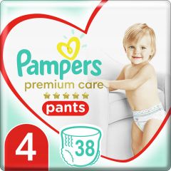 Autiņbiksītes Pampers Pants Prem.Care VP S4 38gab.9-15kg