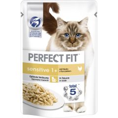 Konservi kaķiem Perfect Fit Sensitive ar cāli 85g