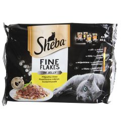 Barība kaķiem Sheba mājputnu 4x85g