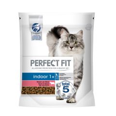 Barība kaķiem Perfect Fit Indoor ar liellopa gaļu 750g