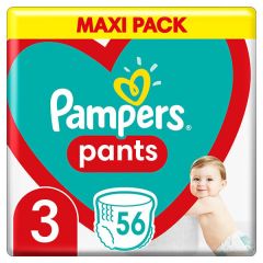 Autiņbiksītes Pampers Pants Maxi Pack S3, 56 gab.