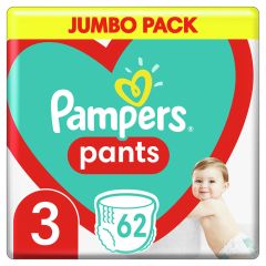 Autiņbiksītes Pampers Pants  Jumbo Pack S3, 62gab.