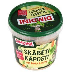 Skābēti kāposti Dimdiņi ar burkāniem, 650g