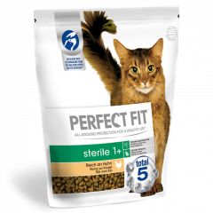 Barība kaķiem Perfect Fit sterile vistas 1.4kg