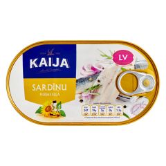 Sardīņu filejas eļļā 170g
