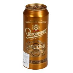 Alus Staropramen nefiltrēts, bundža 5% 0.5l ar depoz.