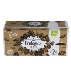 Pap.dvieļi Grite Ecological 150gab. 2slāņi