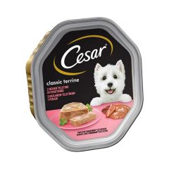 Konservi suņiem Cesar tray teļu un mājputniem 150g