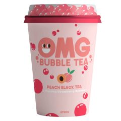 Dzēriens Tējas OMG persiku, zemeņu bumbiņām 0.27l