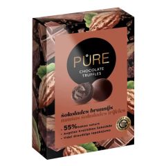 Tumšās šokolādes trifeles ar šokolādes braunija krēma 148g