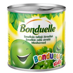 Konservēti zirnīši Bonduelle Kids, 200g/140 g