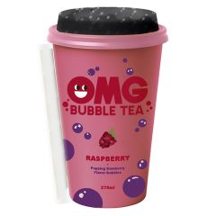 Dzēriens tējas OMG, Hibiskus aveņu garša ar melleņu bumbiņām