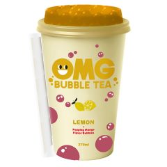 Dzēriens tējas OMG Yerba Mate Lemon ar mango bumbiņām, 0.27l