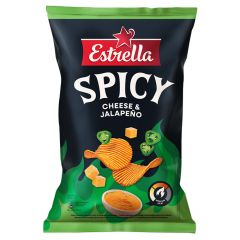 Čipsi Estrella cheese and jalapeno 115g