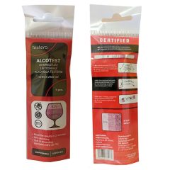 Alkometrs Vienreizējās lietošanas testeris 1gab.