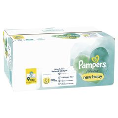 Mitrās salvetes Pampers Harmonie NB Aloe PF 9x46
