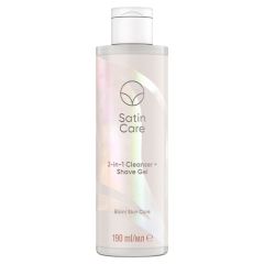 Skūšanās želeja Satin Care 2in1 cleanser + Shave 190ml