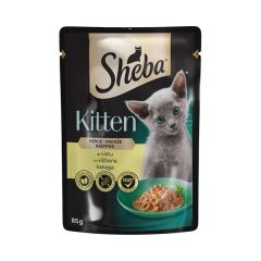 Konservi kaķēniem Sheba Kitten vista gaļas mērcē 85g