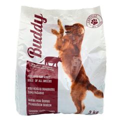Sausā barība pieaugušiem suņiem Buddy liellops, 20kg