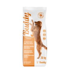 Sausā barība pieaugušiem suņiem Buddy ar mājputnu gaļu, 20kg