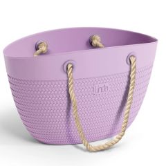 Pludmales soma Linda, violeta ar virves rokturiem