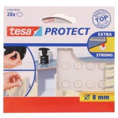 Caurspīdīgi pretskaņas aplīši, 28 gab.