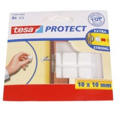 Atdure durvīm kvadrātiska balta 8gab