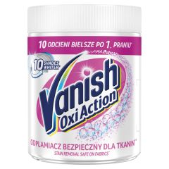 Traipu tīrīšanas līdz. Vanish Oxi Action White pulveris 470g