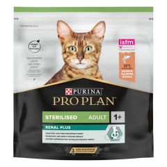 Barība kaķiem Pro Plan Sterilised Renal (lasis) 400g 1-7g