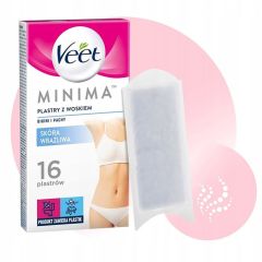 Depilācijas vaska strēmeles Veet Minima padusēm.bikini 16gab