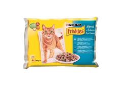Konservi kaķiem Friskies zivju izlase 4x85g