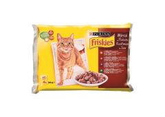 Konservi kaķiem Friskies gaļas izlase 4x85g