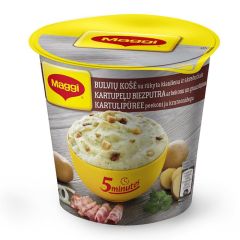Kartupeļu biezp.Maggi ar bekonu un grauzdiņiem 5min. 59g