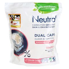 Veļas mazg.kapsulas Neutral Duo krāsainai veļai 40gab.