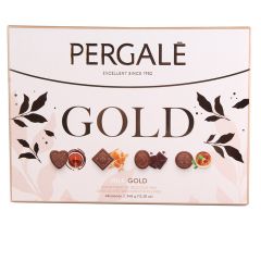 Konfektes Pergale Izlase Gold ar piena šokolādi 348g