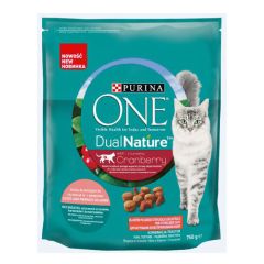 Barība kaķiem One Dual Nature STERIL (lasis) 750g