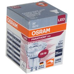 Spuldze PAR16 3.7(50)W/930 GU10 36* DIM