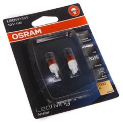 Autospuldze W2.1x9.5d LED1W yellow 12V 2gab