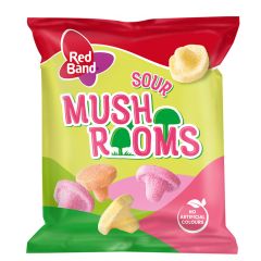 Želejkonfektes R.Band Sour Mashrooms 100g