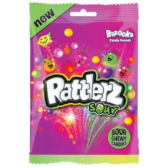 Košļ.konfektes Bazooka Rattlerz Sour 120g