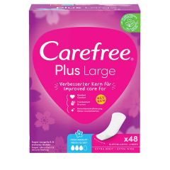 Hig.ieliktnīši Carefree Plus Large Fresh 48gab.