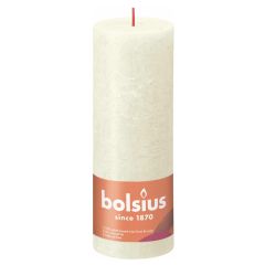 Svece stabs Rustic Shine 190/68mm 85h Soft pearl