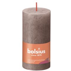 Svece stabs Rustic Shine 100/50mm 30h Rustic taupe