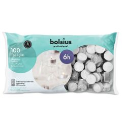 Tējassveces 100gab. 6h balta