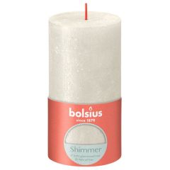 Svece Rustic Shimmer 130/68mm 60h bēša