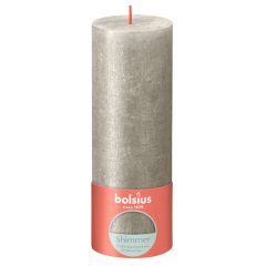 Svece Rustic Shimmer 190/68mm 85h bēša