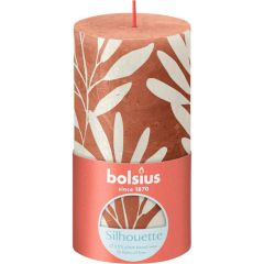 Svece Rustic Silhouette 130/68mm60h Rusty pink+sage